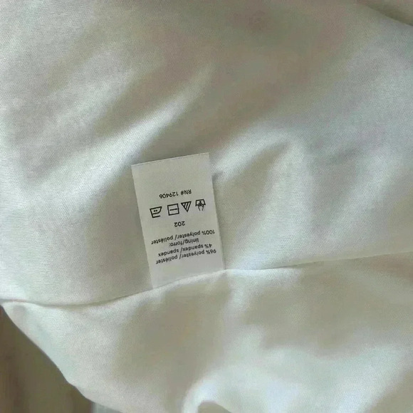Venus Cowl Neck mini Dress off white silky straps long sleeves lined sz 8 hoco - Picture 8 of 11